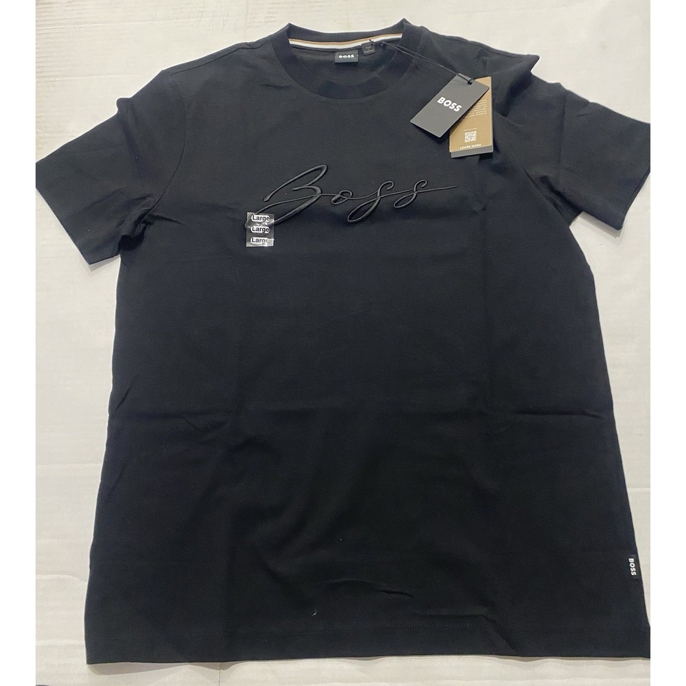 Hugo Boss Men's Back Logo Graphic Crew-Neck Short Sleeve T-Shirt. Large. NWT